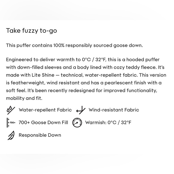 TNA Little fuzzy puff jacket - Picture 5 of 5